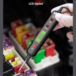 Multifunkciós autós feszültség, folytonosság, ellenállás vizsgáló, 100V DC