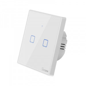 Kétcsatornás TX WiFi intelligens fali kapcsoló / okosotthon kiegészítő