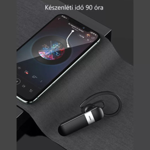 Remax Bluetooth 5.3 Headset, 90mAh akkumulátor, 8 óra beszélgetés, fehér