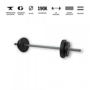 GazoFitness egyenes rudas súlyzó 18Kg