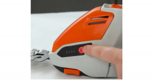 Akkus elektromos sövényvágó és fűnyíró