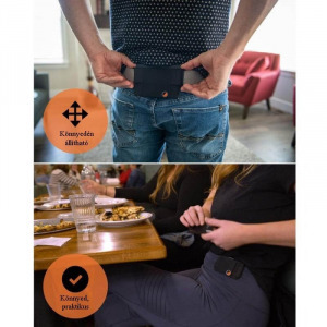 Észrevehetetlen pénztárca, sport telefontartó, nadrágra és övre rögzíthető pénztárca