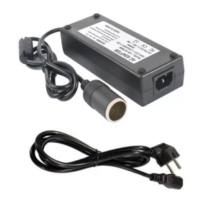 Hálózati szivargyújtós átalakító adapter, AC 230V, DC 12V/10A/120W, 2.2m Hálózati szivargyújtós átalakító adapter, AC 230V, DC 12V/10A/120W, 2.2m