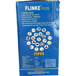Flinke FK-3800 Professzionális benzines fűkasza 22 részes 6,8 lóerős