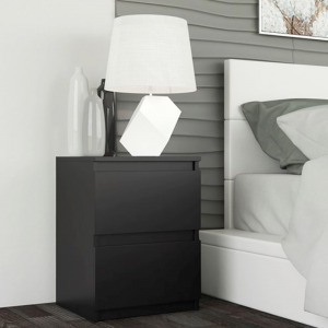 Baltrum M2 éjjeliszekrény, 30x40x30 cm, fekete