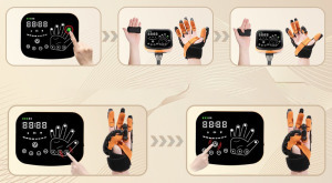 Rehabilitációs robotkesztyű -bal és jobb kézre, fejlett ujjtréning, bionikus mozgástámogatás - M