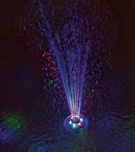 Flowclear Úszó szökőkút színes LED világítással