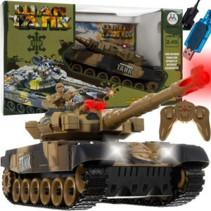 Sivatagi álcás távirányítós tank gyerekeknek - hang-, és fényhatások