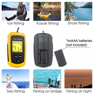 Fish Finder LCD kijelzős hordozható halradar