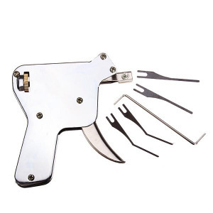 KLOM 15 darabos Lockpick szett + Lock Pick Guns
