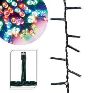 240 LED-es karácsonyi fényfüzér - színes