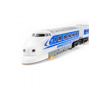 Expressz kisvasút - vasútállomással, sorompóval - elemes - 5 pálya