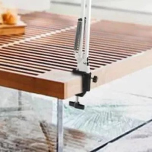 Univerzális Tablet, Okostelefontartó, rugós, hajlítható karokkal, fekete