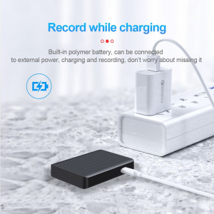 Profi diktafon felvevő VOX - 290 óra felvétel 12 napos készenléti idővel