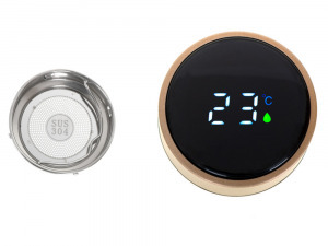 SMART LED kijelzős thermo termosz bögre - 500ml - arany