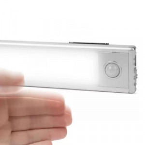 Vezeték nélküli indukciós LED lámpa - USB-ről tölthető, 30 cm - MS-079
