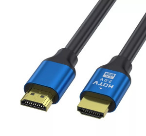 HDMI 2.0 kábel, 4K 60Hz 1.5m, kompatibilis TV, AppleTV, Xbox, PS4, kék végű