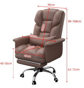 Luxor főnöki szék lábtartóval szürke