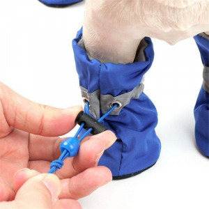 Vízálló cipő kutyáknak fekete 3,5-5 kg