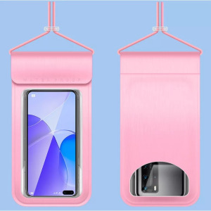 Univerzális vízálló védőtok okostelefonhoz, 6.5" méretig, pink