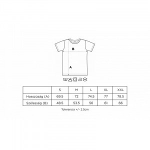 5 db Fruit of the Loom rövid ujjú póló, erősített nyakrész, fehér - S