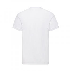 5 db Fruit of the Loom rövid ujjú póló, erősített nyakrész, fehér - S