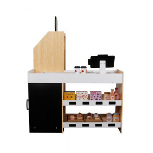 Játék fa szupermarket kiegészítőkkel