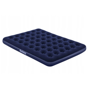 Bestway felfújható matrac - kétszemélyes, velúr - kék - 203 x 152 x 22 cm