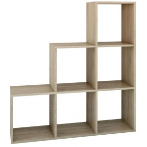 Odell Step 3X3 polc, 115x115x30 cm, sonoma