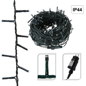 120 LED-es karácsonyi fényfüzér - színes