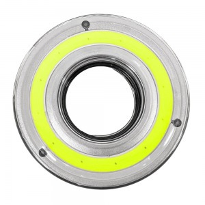 COB LED ultrafényes kempinglámpa, zseblámpa, gyűrű alakú elemlámpa + karabiner