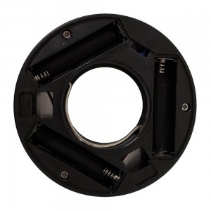 COB LED ultrafényes kempinglámpa, zseblámpa, gyűrű alakú elemlámpa + karabiner