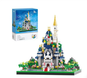 Balody Álomvár építőkocka játékkészlet - 1165 db Mikrotégla, Mini Architecture modell