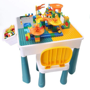 Buildmaster kreatív asztal gyerekeknek építőkockákkal