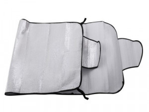 Autós téli-nyári szélvédőtakaró / jegesedésgátló - 140cm x 70cm