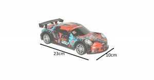 RC sportkocsi kék piros