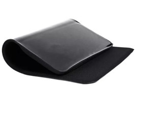 Professzionális egérpad H05, csuklótámasz, gumitalp, 250x180x4mm, fekete