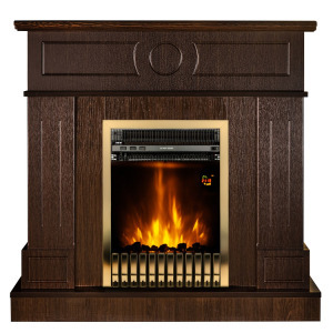 Elektromos kandalló Ambasador wenge & Gala gold, 1000x1048x300 mm, 2000 W