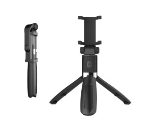 Bluetooth szelfibot tripod funkcióval, távirányítóval 18.5cm-71cm, fekete