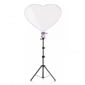Dekoratív szelfi LED szívlámpa állvánnyal- professzionális világítás