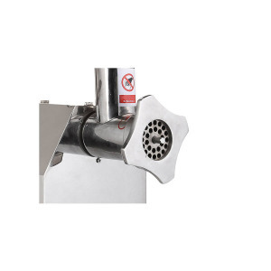 INOX, rozsdamentes acél ipari húsdaráló, 2500W, 230kg/óra