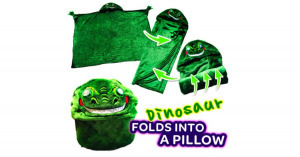 Szuperpuha kapucnis takaró világító szemekkel - dinoszaurusz