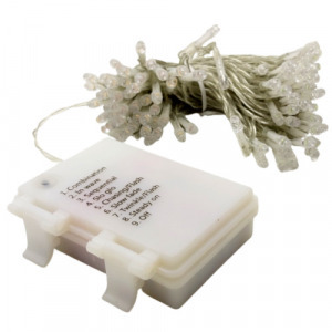 Multicolor 100 LED elemes fényfűzér időzítővel kül/beltéri használatra