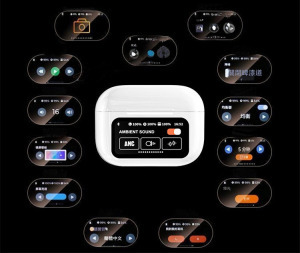 A9 Pro érintőkijelzős TWS fülhallgató