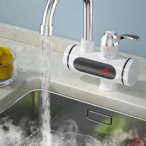 1+1 elektromos vízmelegítő alsó bekötésű csaptelep