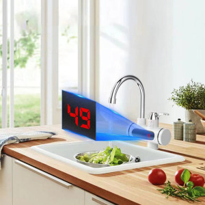 1+1 elektromos vízmelegítő alsó bekötésű csaptelep