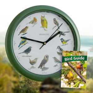 Starlyf Birdsong Clock gyönyörű madárdalokkal, 2 szett