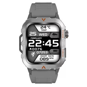 Laxasfit Q11 Okosóra, ezüst - magyar menüvel