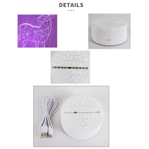 3D LED Karácsonyi ablakdísz, rénszarvasos ünnepi fény, 7szín,USB,23cm magas