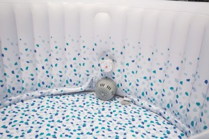 TAHITI Airjet masszázsmedence puhafalú 180x66 cm